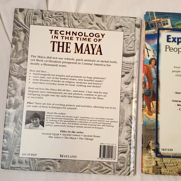 : Lot of 2 kids world educational books the mays & explore and learn people - Picture 3 of 7